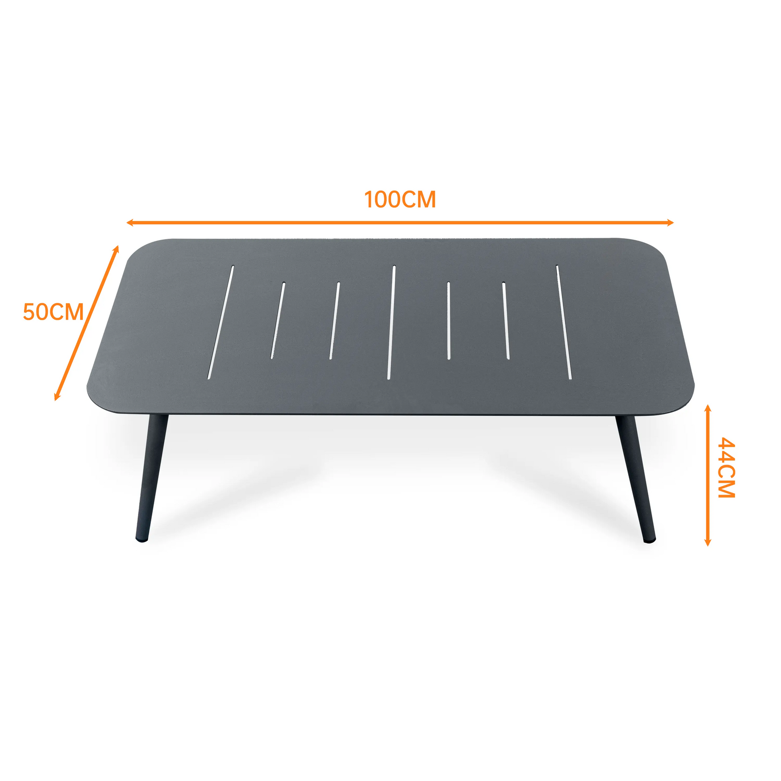 Gartenlounge Set Finqa Eindhoven 4-Sitzer mit Tisch – Rope-Design, grau