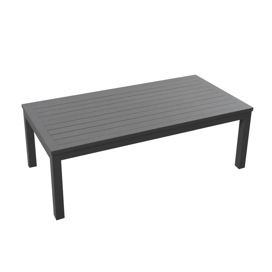 Gartenlounge Set Finqa Stockholm 4-Sitzer mit Tisch – Aluminium, grau